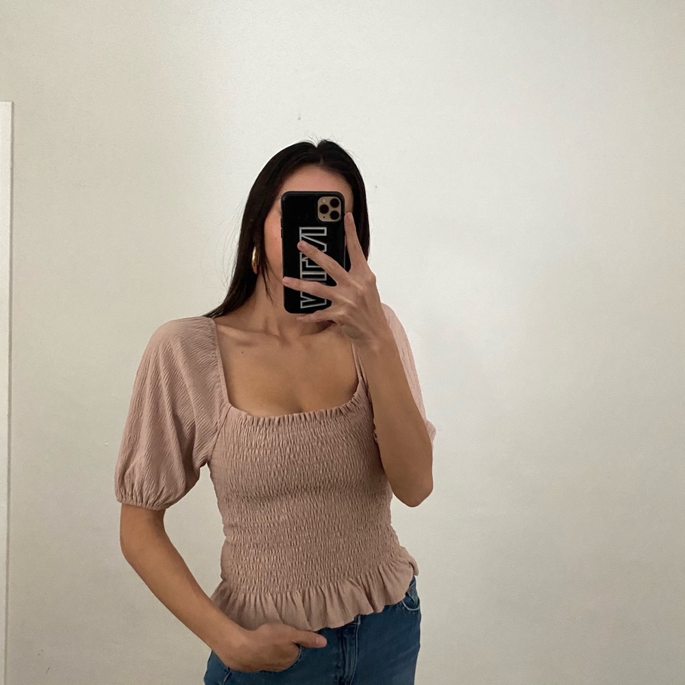 Lush Light pink / mauve blouse